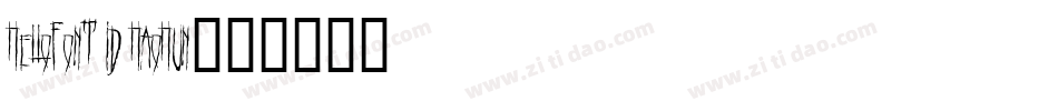 HelloFont ID HaoHun字体转换